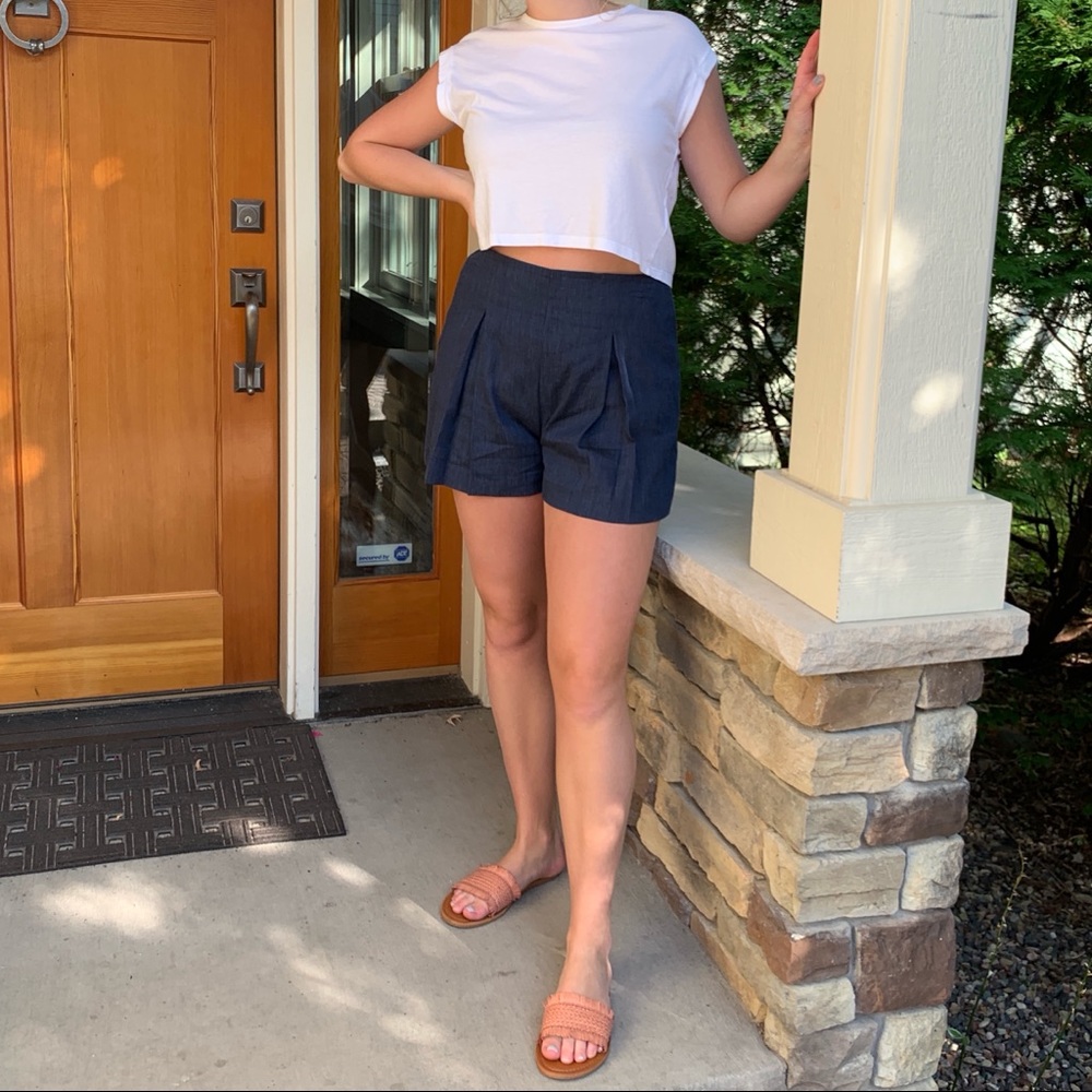 Navy Blue BCBG MaxAzria Flowy Shorts